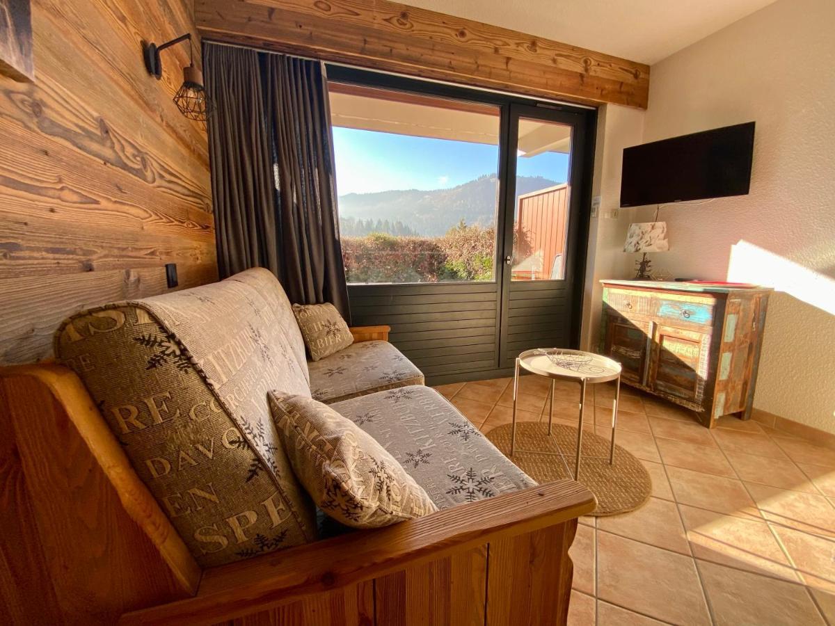 Appartement Cosy Avec Terrasse Sud - Proche Village La Clusaz Extérieur photo
